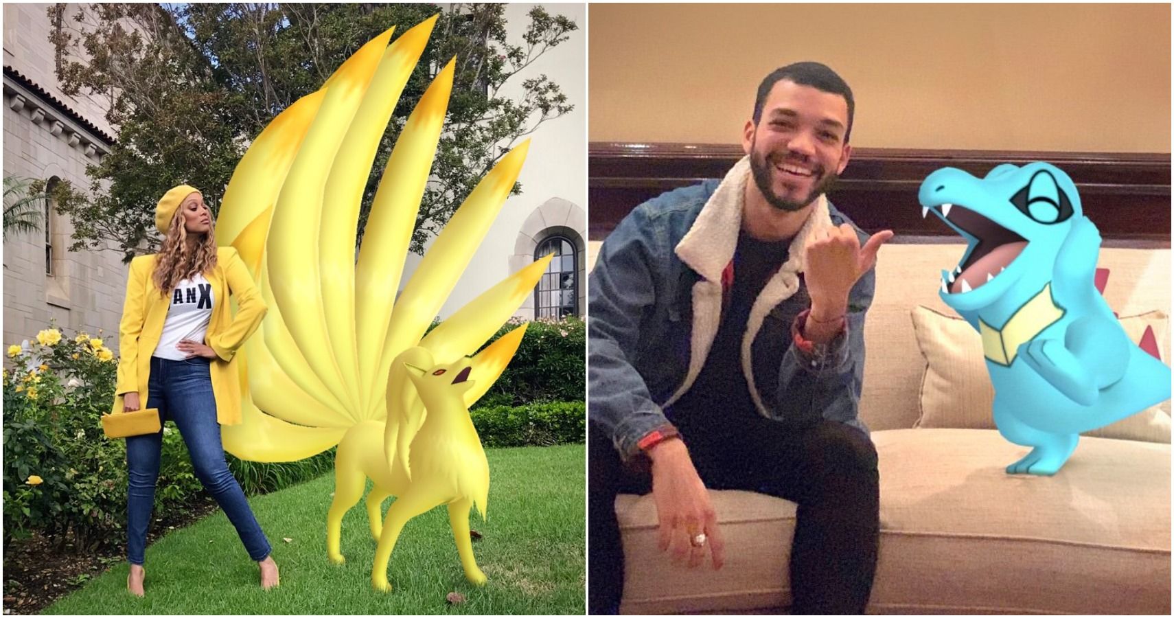 famous people pokemon cards 10 Celebrities You Didn't Know Played Pokémon Go