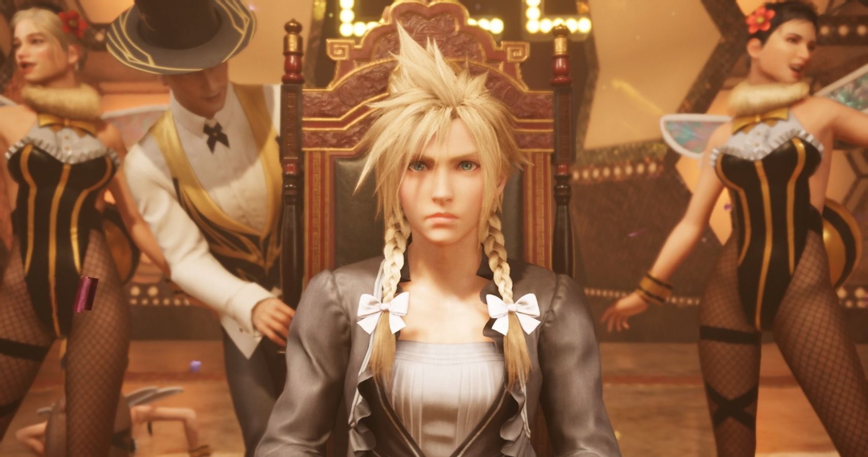Cloud Aerith Tifa Will Have Multiple Outfits During The Cross