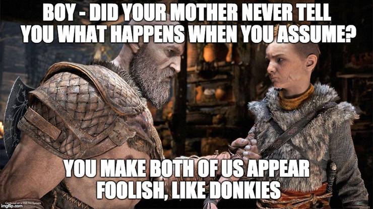 Btwar Nen Game Continuee 2 Hold Kratos God Of War Memes Best