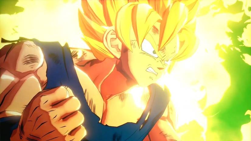 In Dragon Ball Z Kakarot, Goku transforms into a Super Saiyan.