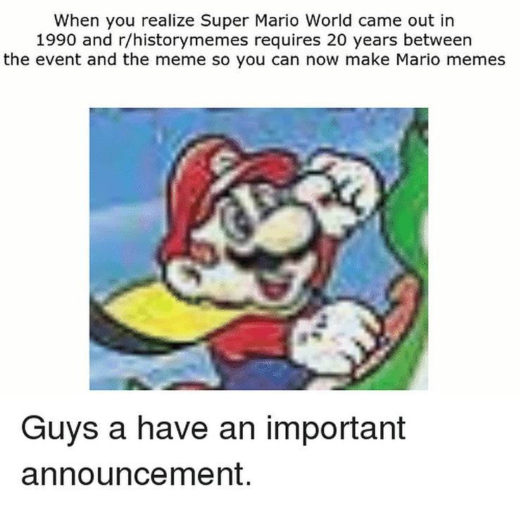 Mario World 10 Hilarious Memes Only True Fans Understand