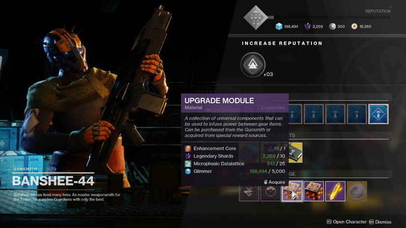Upgrade Module Destiny 2: How To Find Upgrade Modules