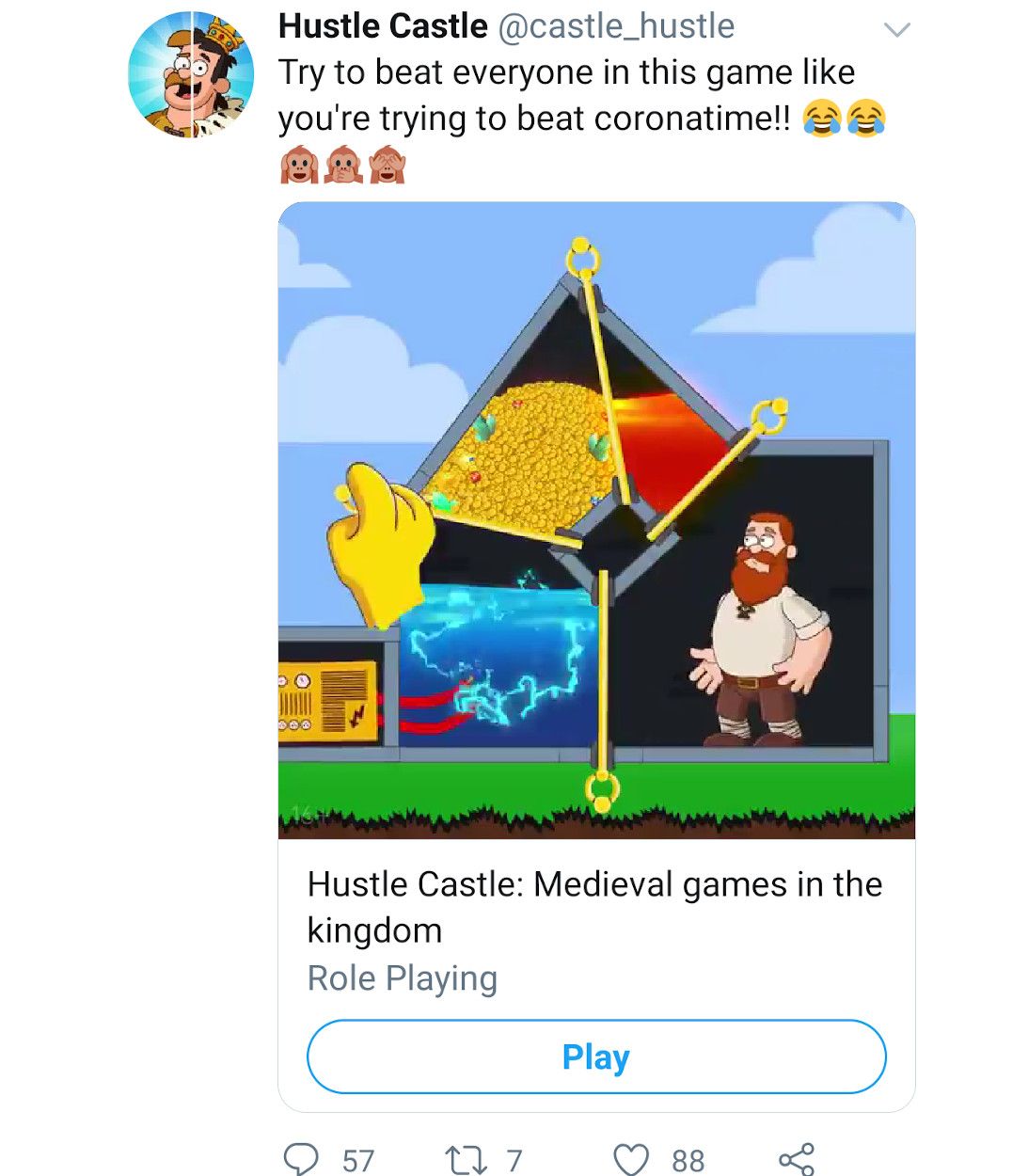is there a game like the fake homescapes ad