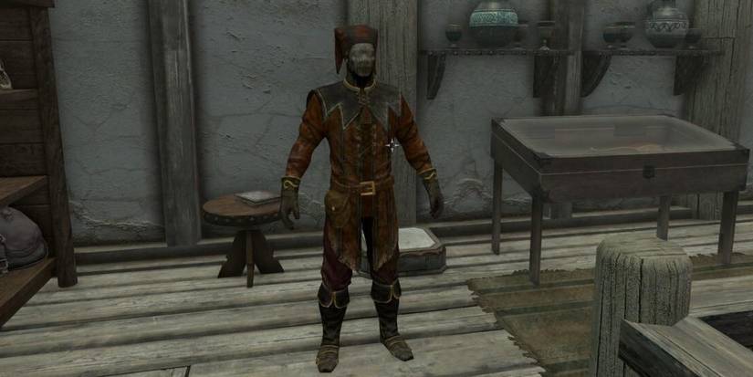 Skyrim Mannequin out of place