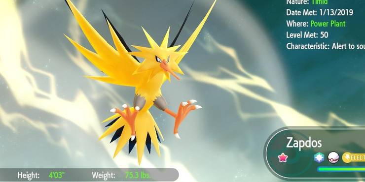 Pokemon 10 Things You Didn T Know About Zapdos Thegamer