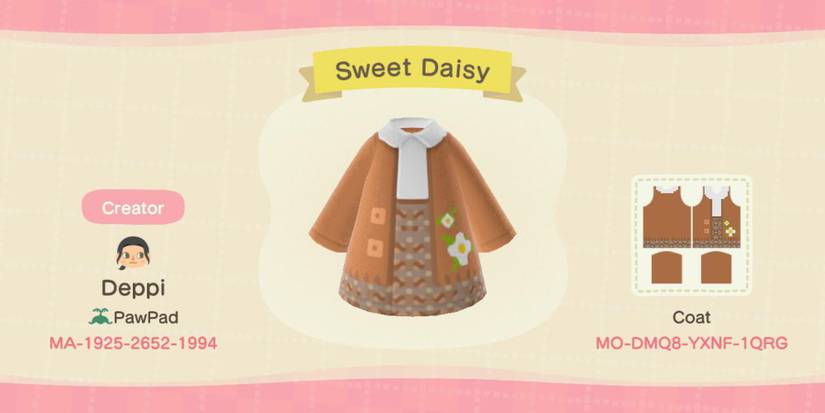 Cottagecore Custom Design Outfits For Animal Crossing: New Horizons