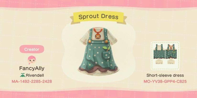 acnh cottagecore dress ACNH cottagecore custom design codes
