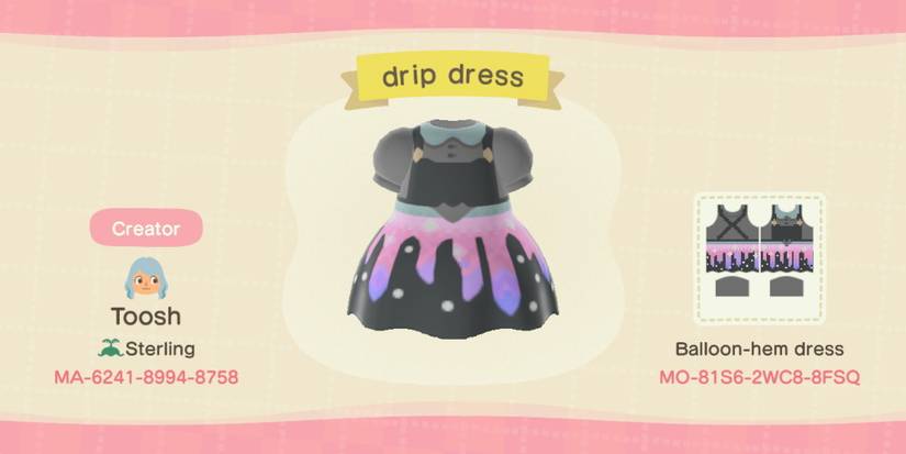 animal crossing custom designs dress GIRLY PINK ANIMAL CROSSING NEW HORIZONS CUSTOM DESIGNS