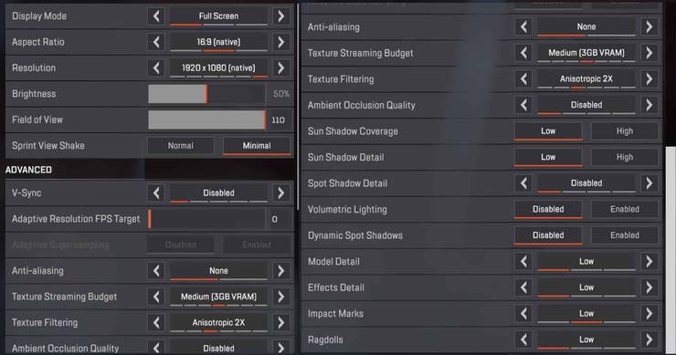 Apex Legends Settings Guide Thegamer Apex Legends Settings Guide Thegamer