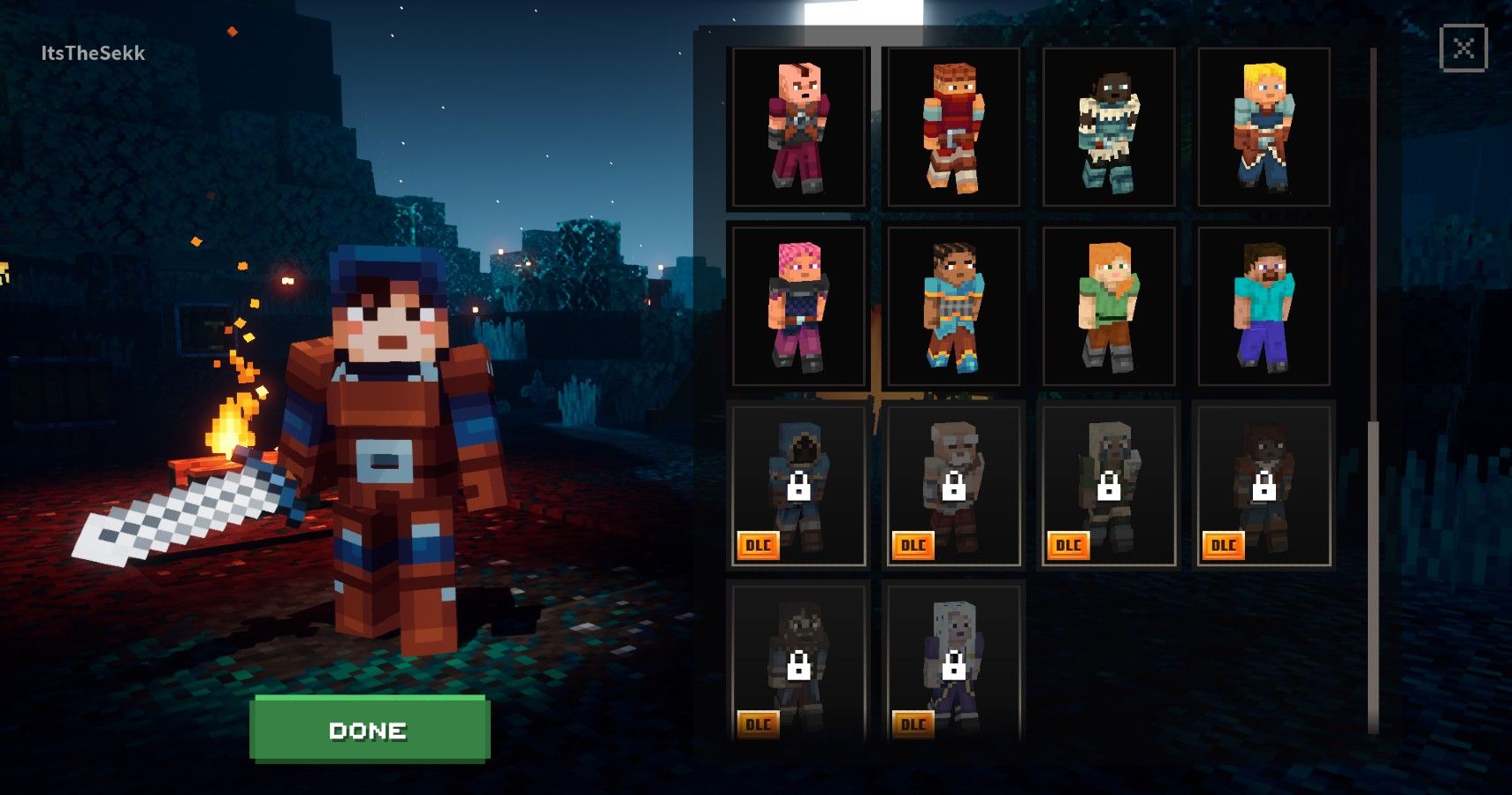 How To Customize Your Character In Minecraft Dungeons Thegamer