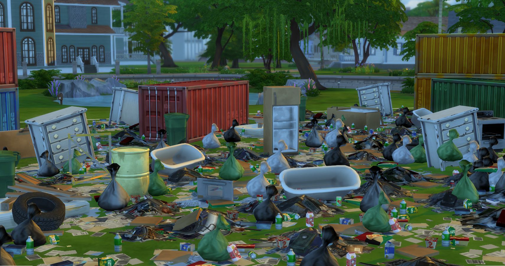 sims 4 need a trash can in public areas