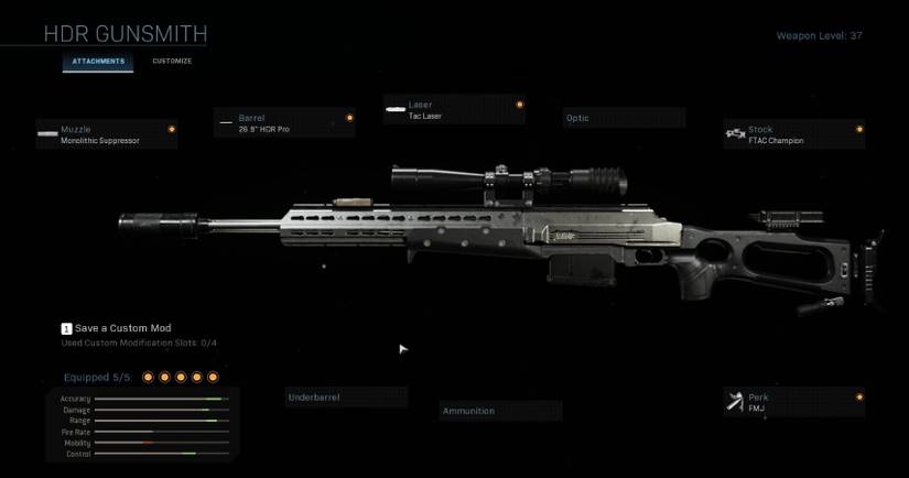 Warzone: Best Loadouts For The HDR Sniper Rifle