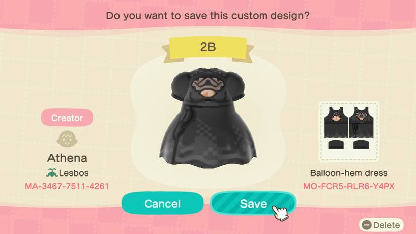animal crossing black dress Visual-punk dress (New Horizons) - Animal Crossing Wiki