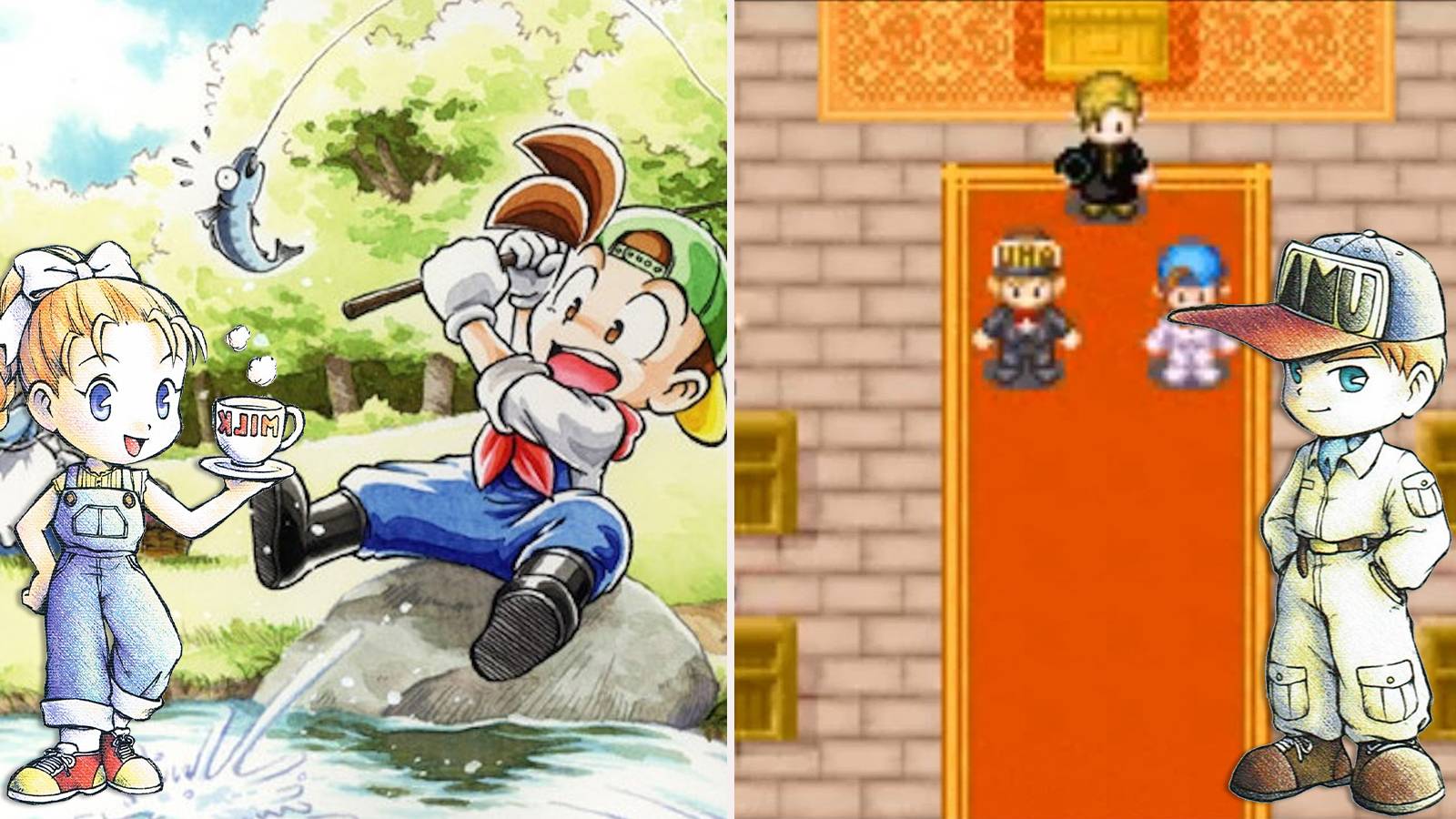 Every Marriage Candidate In Harvest Moon: Friends Of Mineral Town \u0026 Their  Personalities In Harvest Moon 64, image size:1600x900