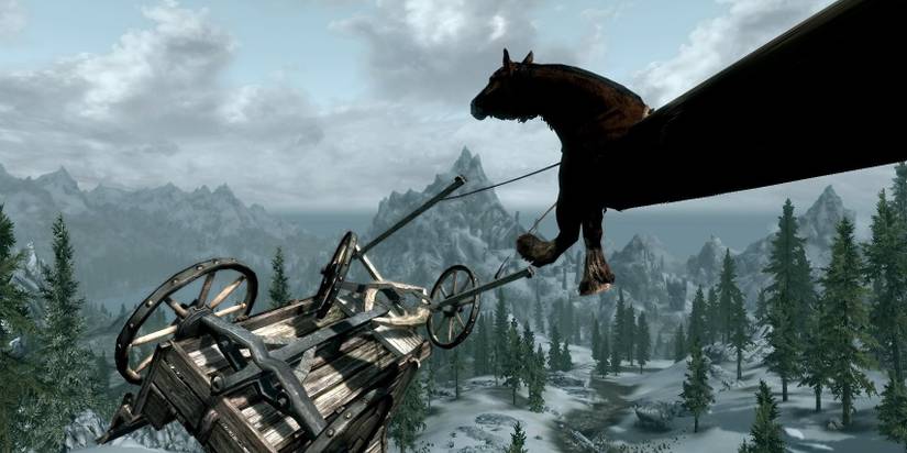 Skyrim Horse Carriage Bug