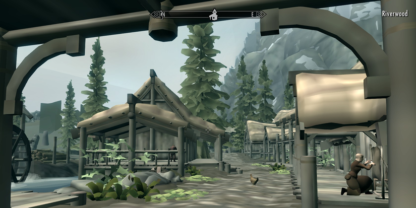 Skyrim Riverwood Ultra Low Graphics