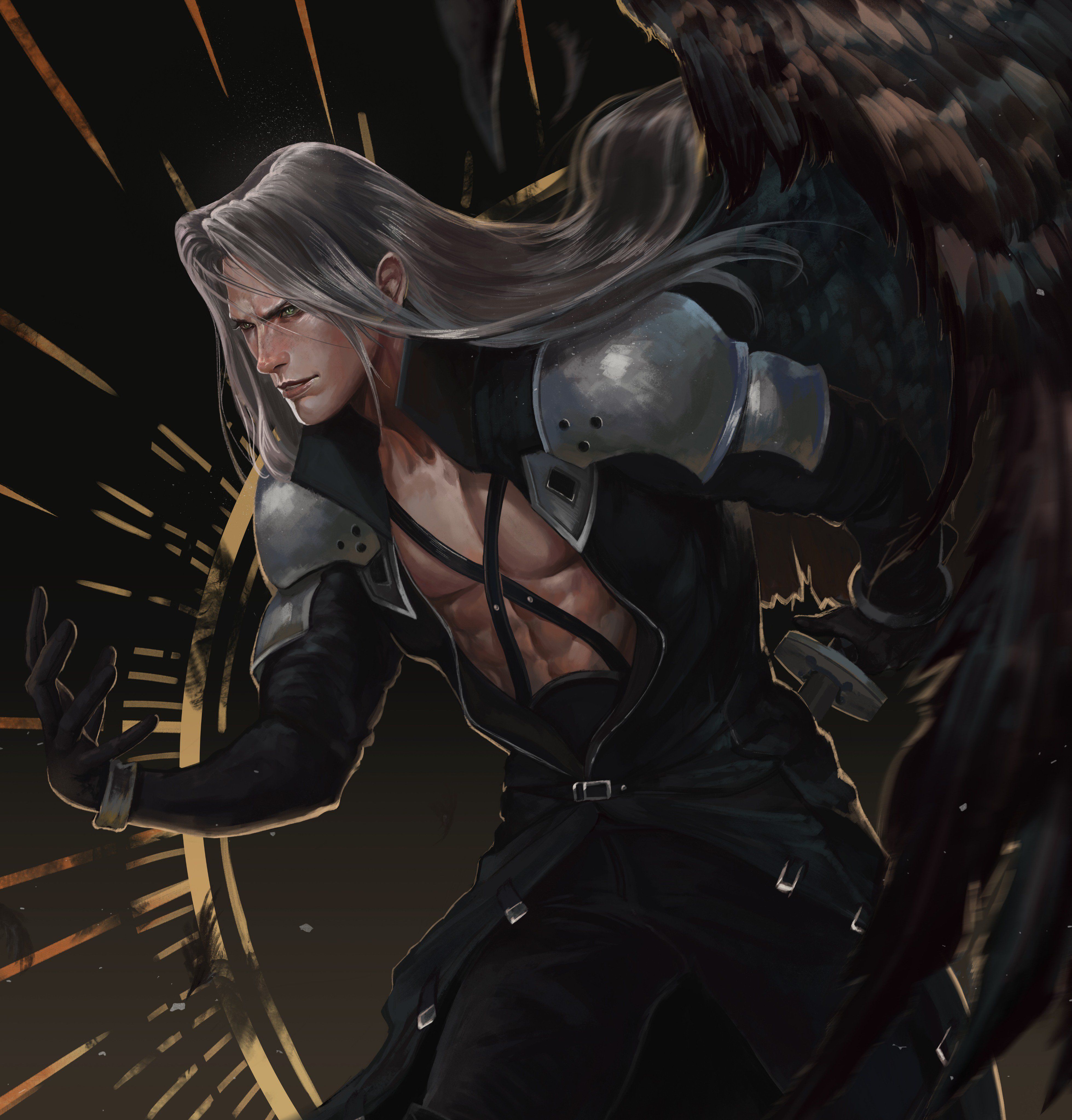 コミック・アニメ Final Fantasy 7 static arts Sephiroth Static Arts Bust: Final Fantasy 7 Sephiroth: SQUARE ENIX