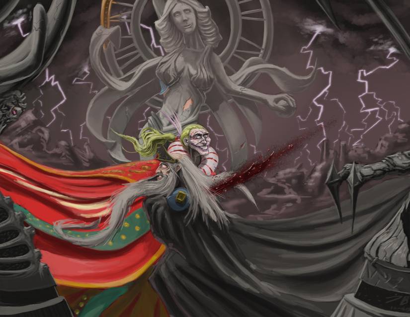 Final Fantasy: 10 Pieces Of Kefka Fan Art That Are As Insane As He Is