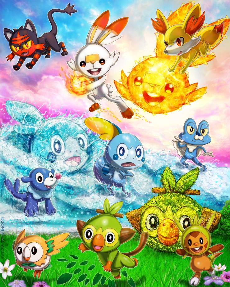 Pokemon Sword Shield 10 Pieces Of Fan Art Featuring The Starters We Adore Pokemon Sword Shield 10 Pieces Of Fan Art Featuring The Starters We Adore