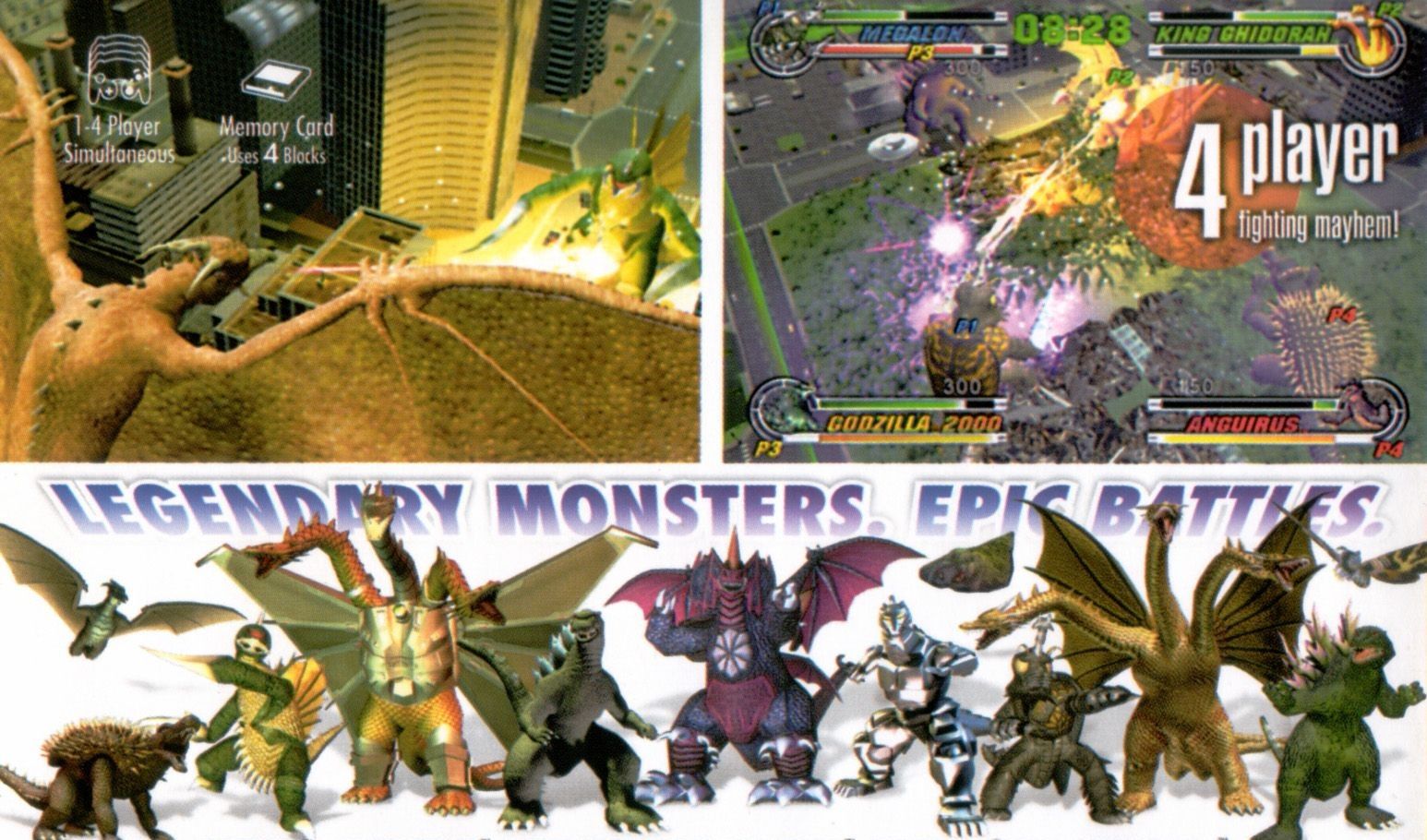 【ゲームキューブ】GODZILLA DESTROY ALL MONSTERS Godzilla: Destroy All Monsters - Melee | Atari | GameStop