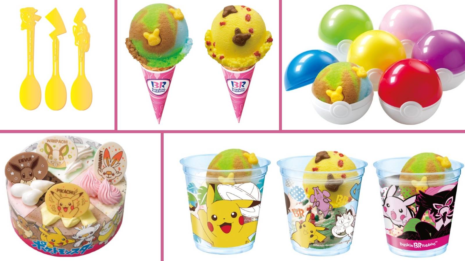 Pokémon Company And Baskin-Robbins Introduce New Pokémon-Themed Ice Cream