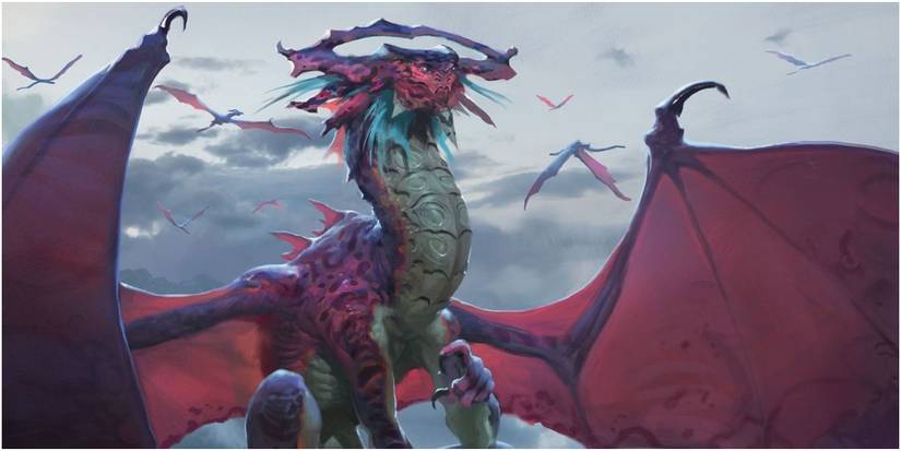 red dragon cards mtg Magic: The Gathering Starter Commander Deck Draconic Destruction (Red-Green) | Ready-to-Play Deck for Beginners and Fans | Ages 13+ Mono red dragon deck cards