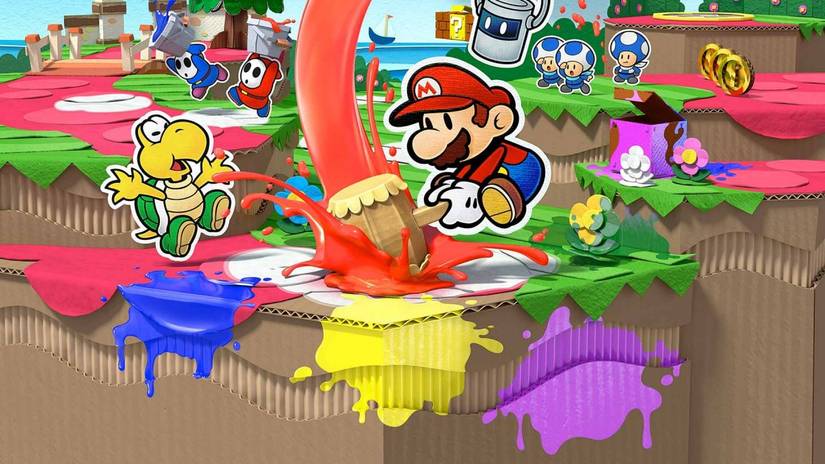 No Colorblindness Settings Dull Paper Mario: The Origami King's ...