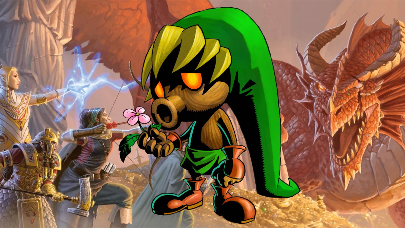 How To Create The Deku Mask From The Legend Of Zelda In Dungeons \u0026 Dragons, image size:1600x900