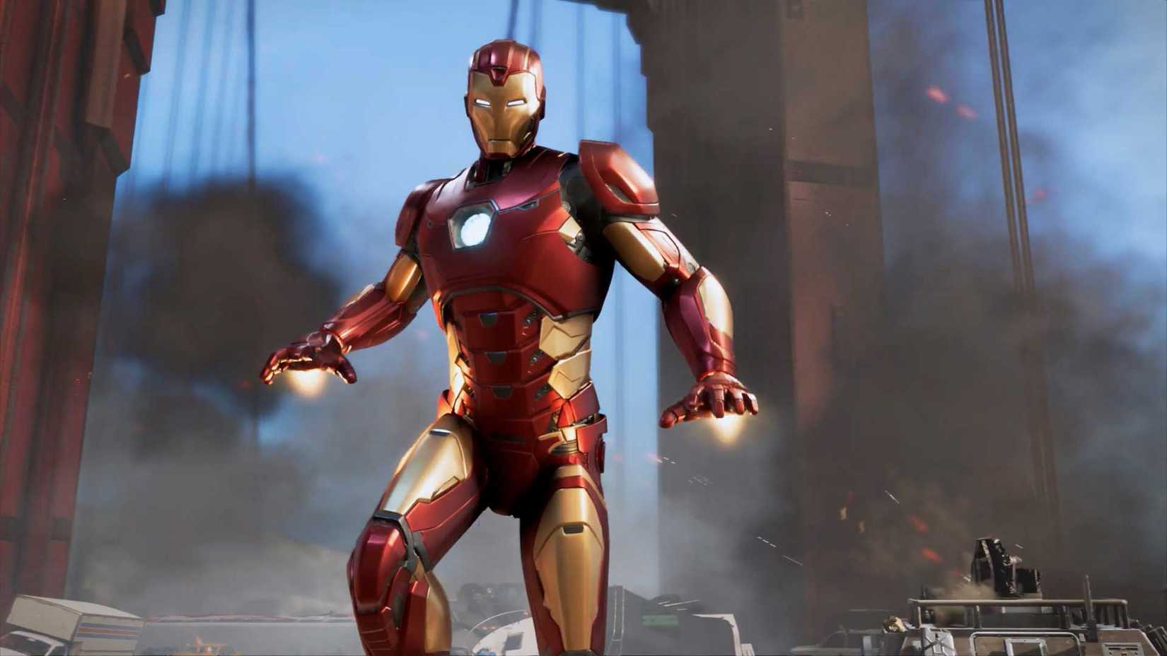 iron man flying in marvel's avengers.