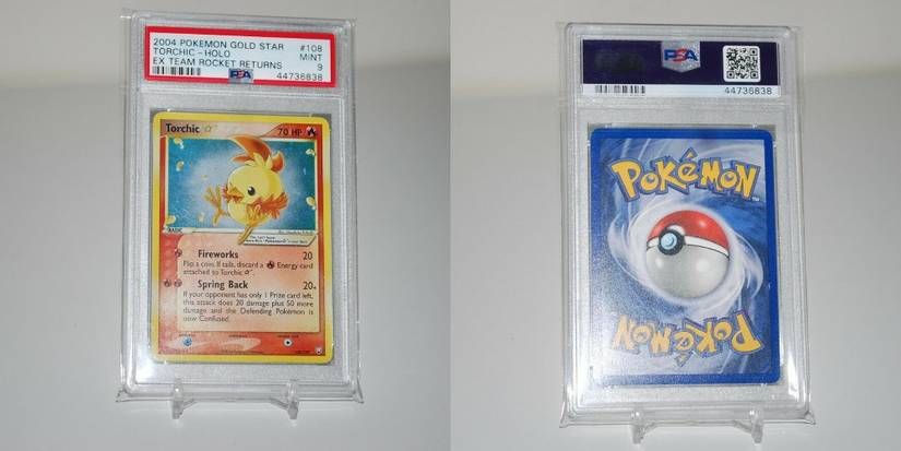 3 gold stars on pokemon card Torchic Star 108/109 PSA Pokmon TCG graded en Where to Get Pokemon Gold