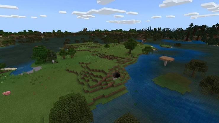 The Best Minecraft Seeds For Pc Woodland Mansions Diamonds Title Screen And More