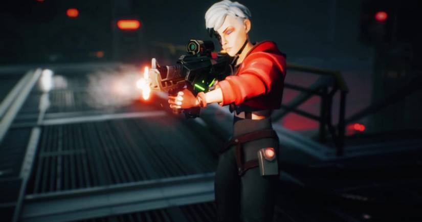 Cyber Knights Flashpoint Firing A Gun