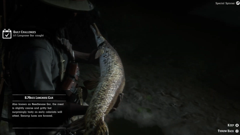 Red Dead Online: Longnose Gar And English Mace Locations