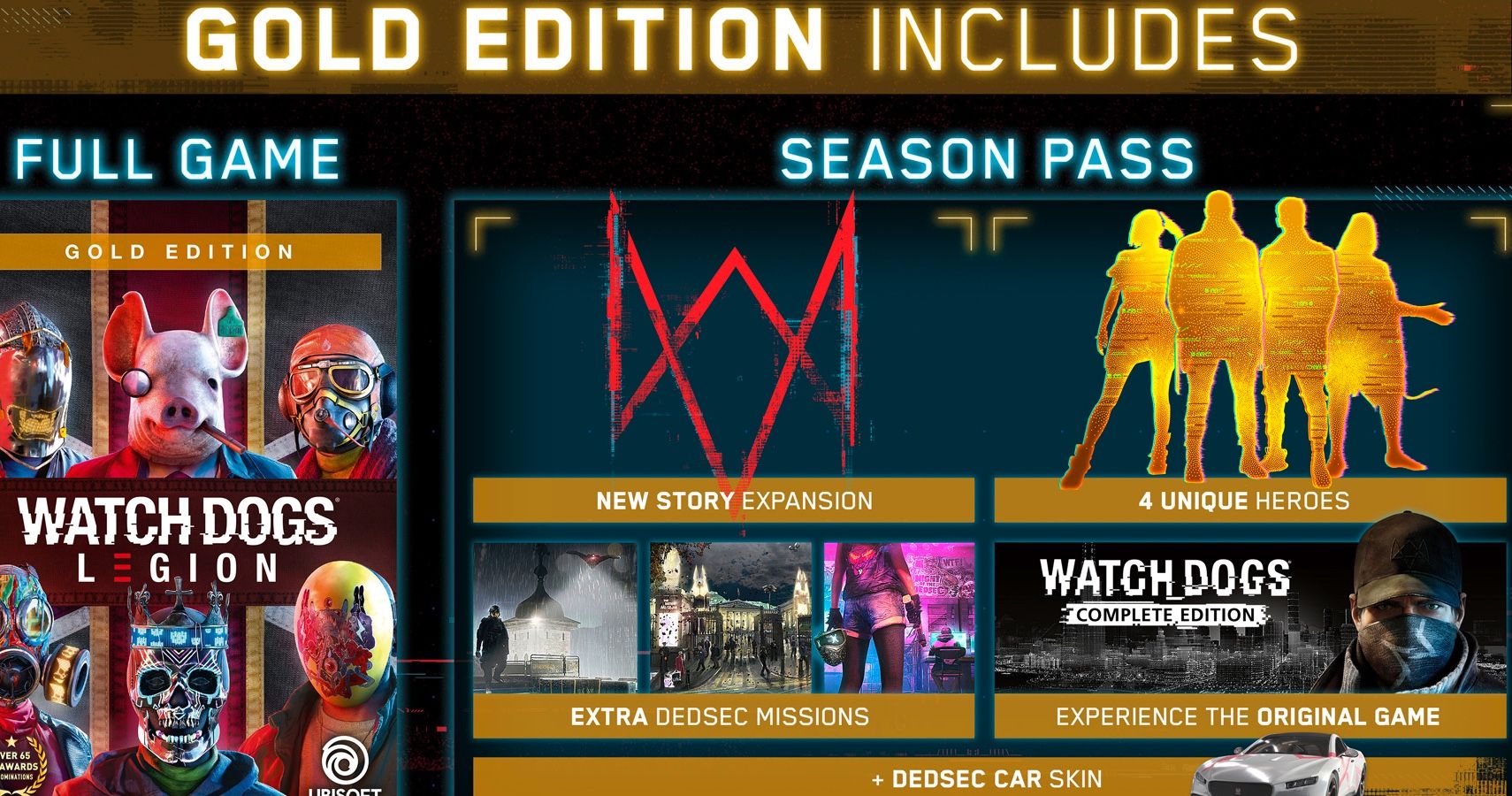 watch dogs legion golden king pack