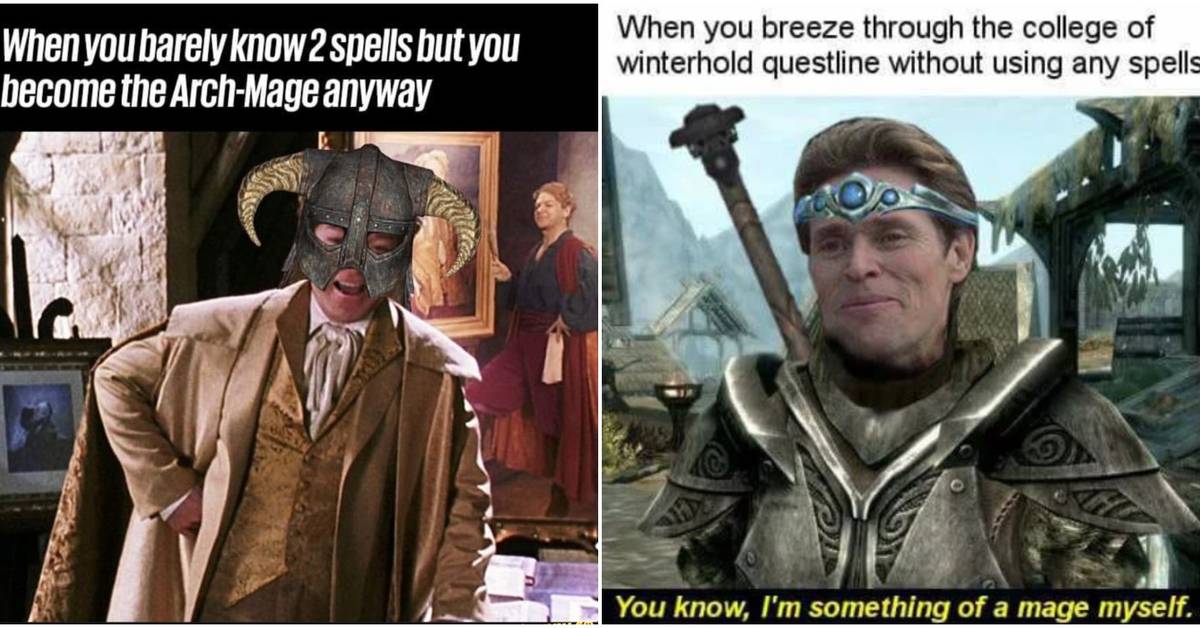 Skyrim: 10 Hilarious Memes About Being A Mage Only True Fans Understand