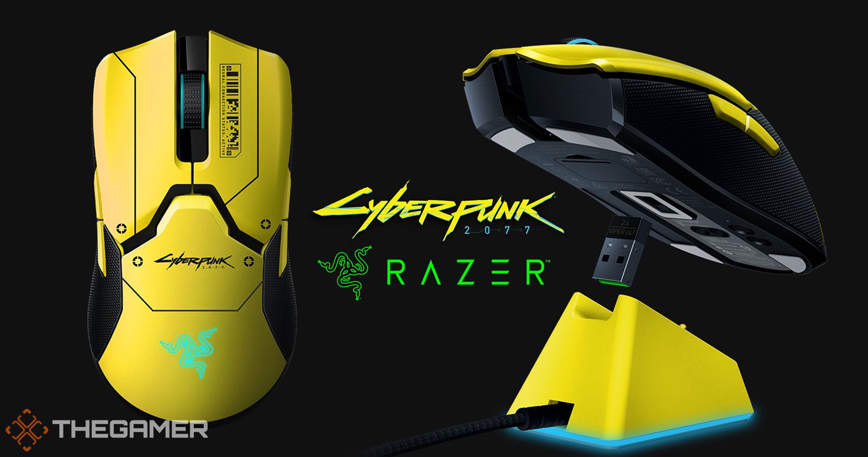 マウス・トラックボール razer viper ultimate cyberpunk 2077 Razer Viper Ultimate Cyberpunk 2077 Edition Wireless Gaming
