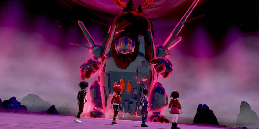 Coalossal Pokémon Sword & Shield during a Max Raid Battle