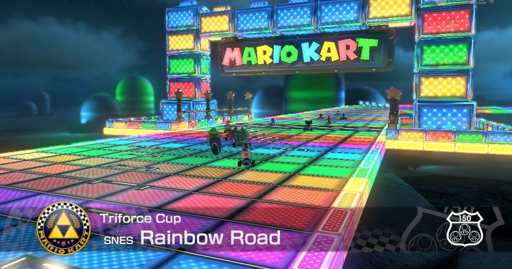 On The Level Taking A Joyride Down Super Mario Kart’s Rainbow Road