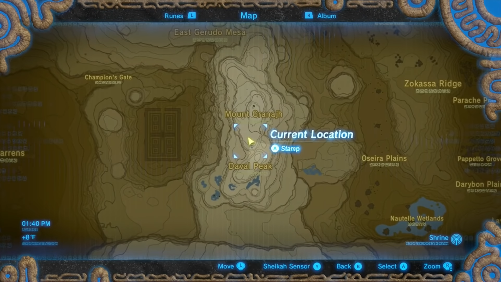 Botw Pierced Snowy Mountain - Soh Shrine Zelda Botw Location Grasp ...