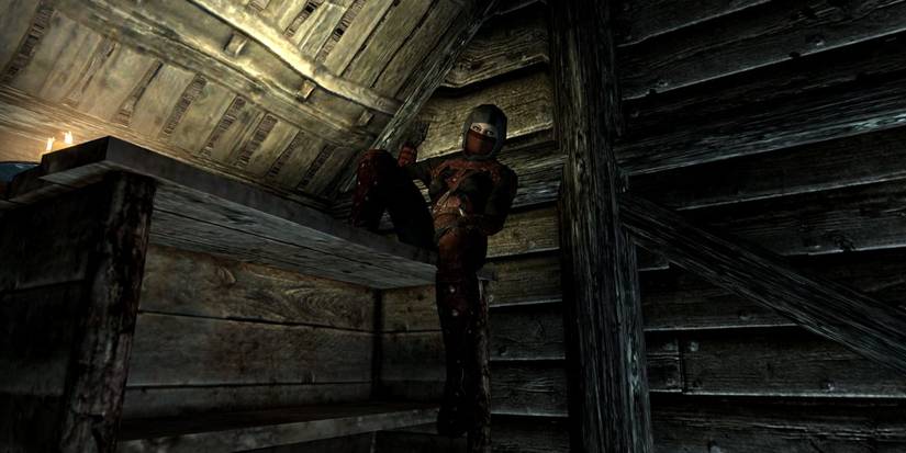 Skyrim Astrid In The Abandoned Shack