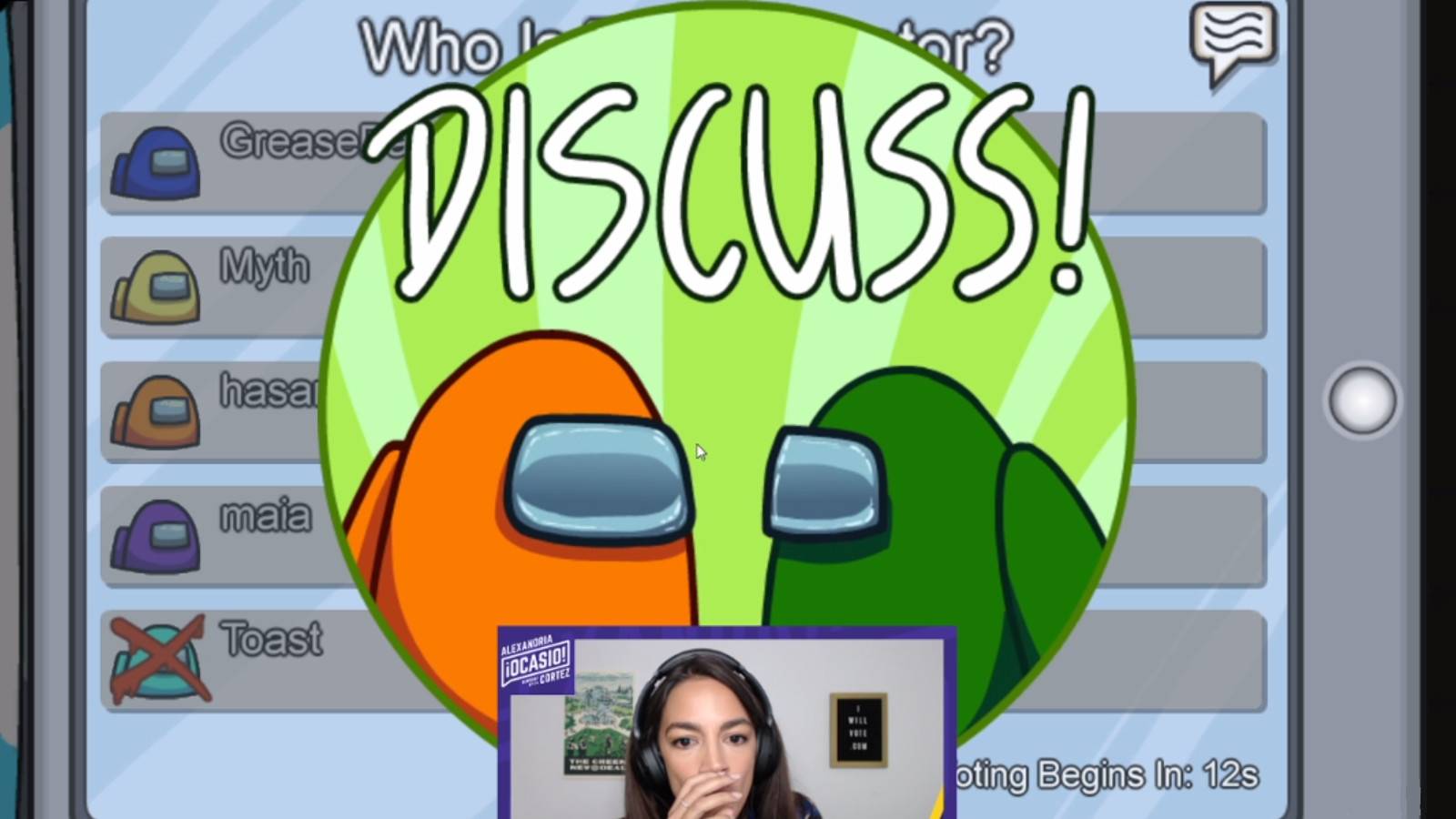 AOC's First Twitch Stream Peaks At Over 450k Viewers