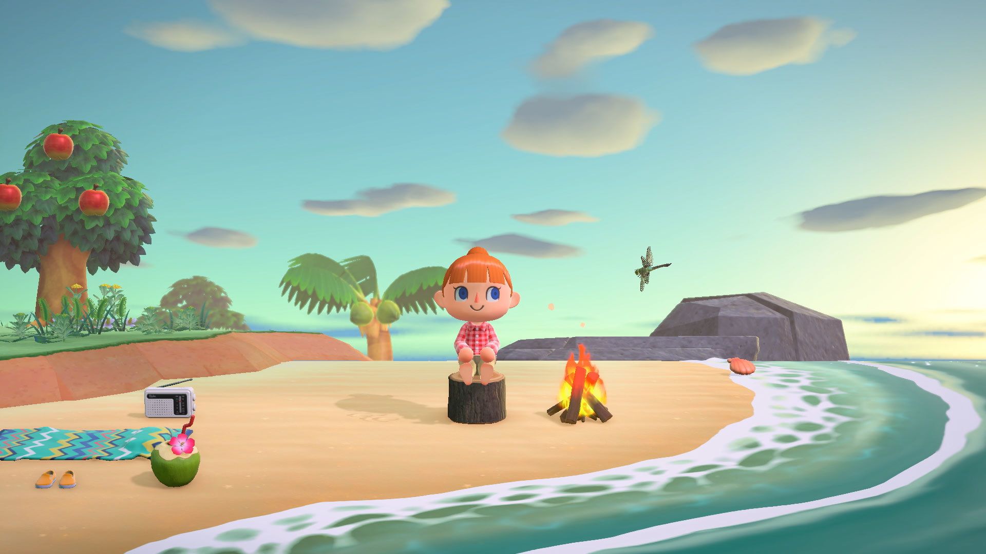 Summer beach - Animal Crossing: New Horizons