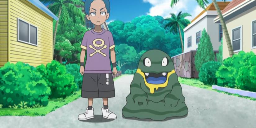 Alolan Grimer in Pokemon anime