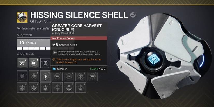 Destiny 2 Ghost Shell Activity Mod