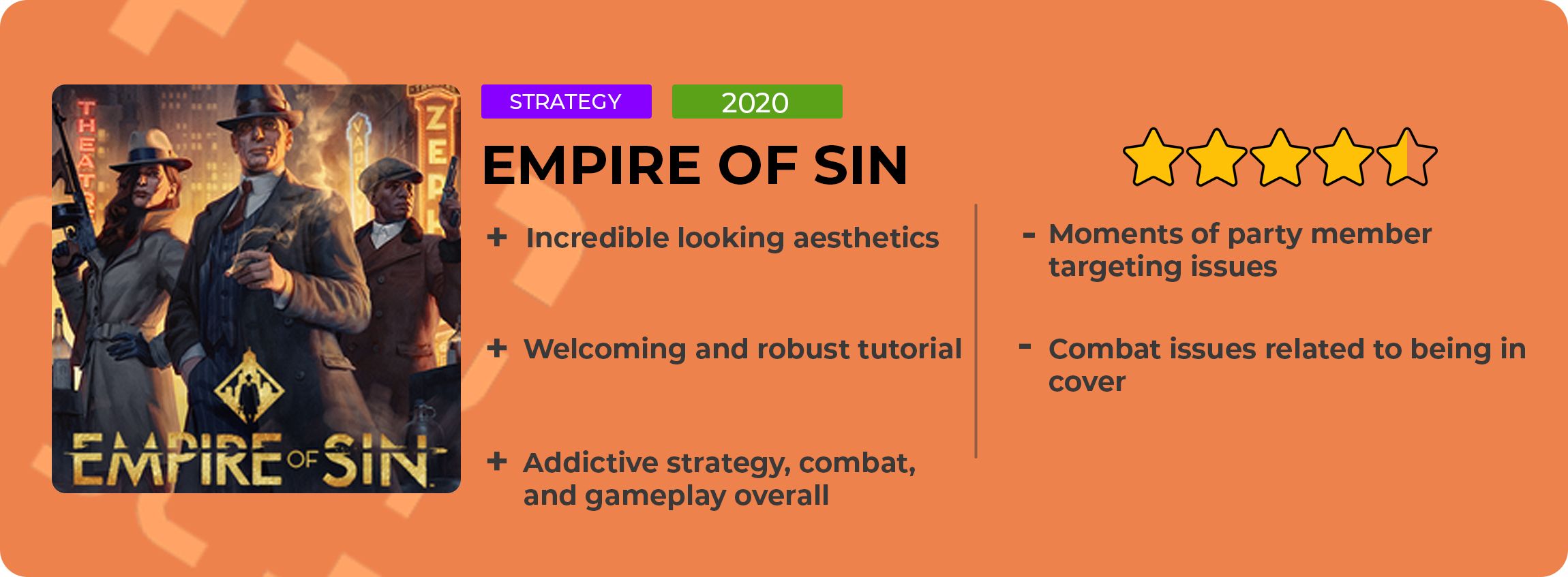 empire of sin reviews