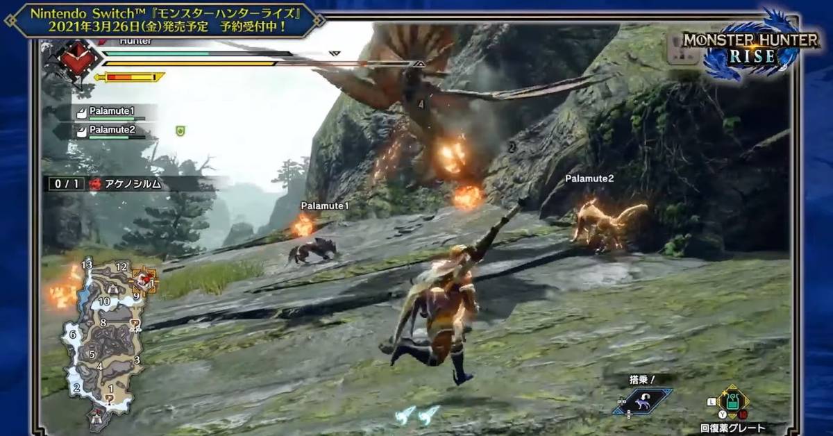 gameplay release date monster hunter rise