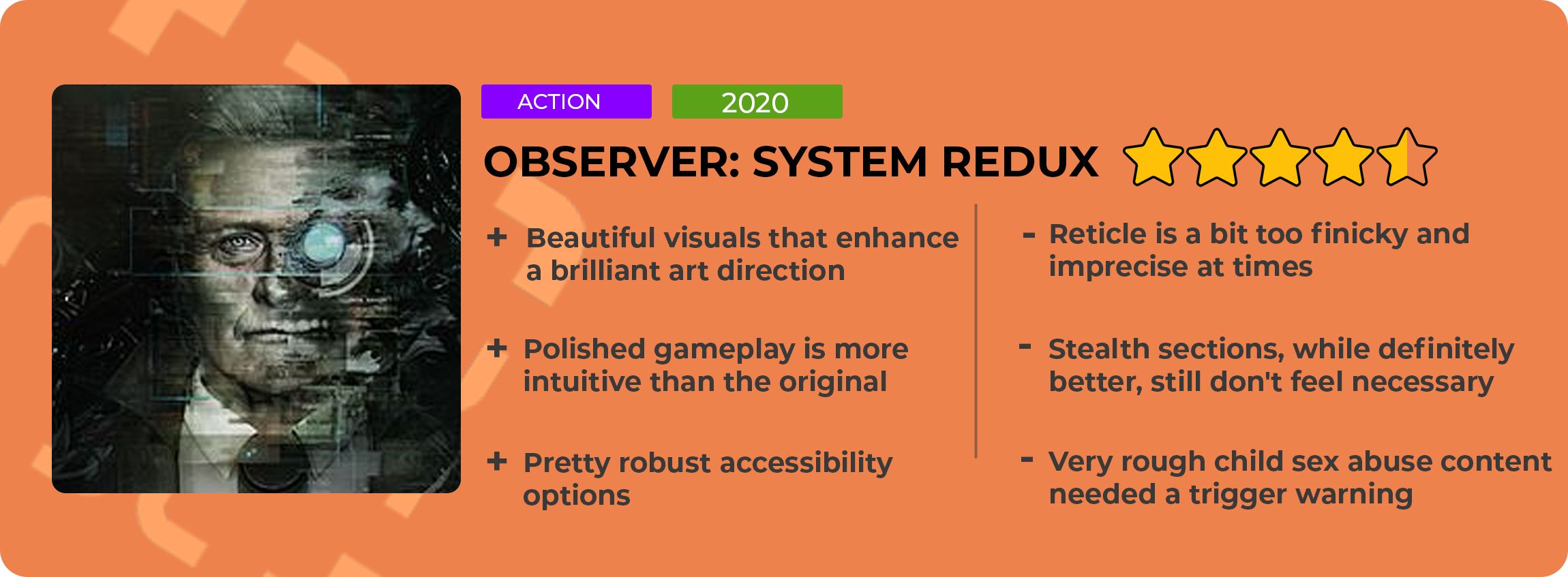 observer system redux game pass