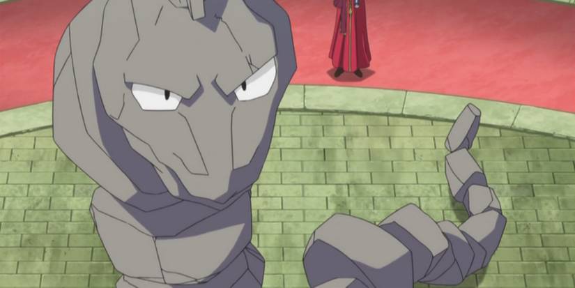 Grant's Onix in the Pokemon anime