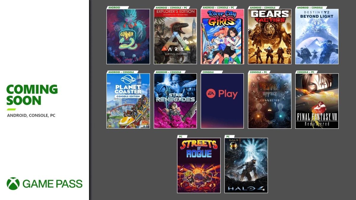 xbox games pass games list