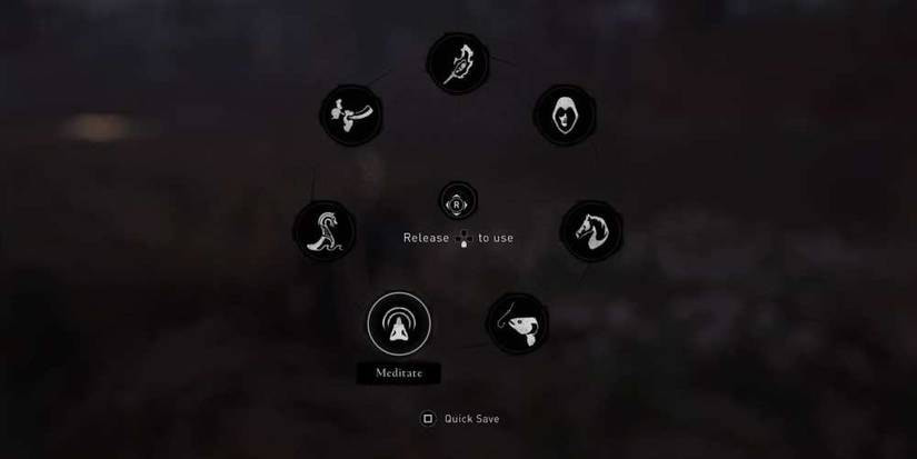 Meditating in Assassin's Creed Valhalla